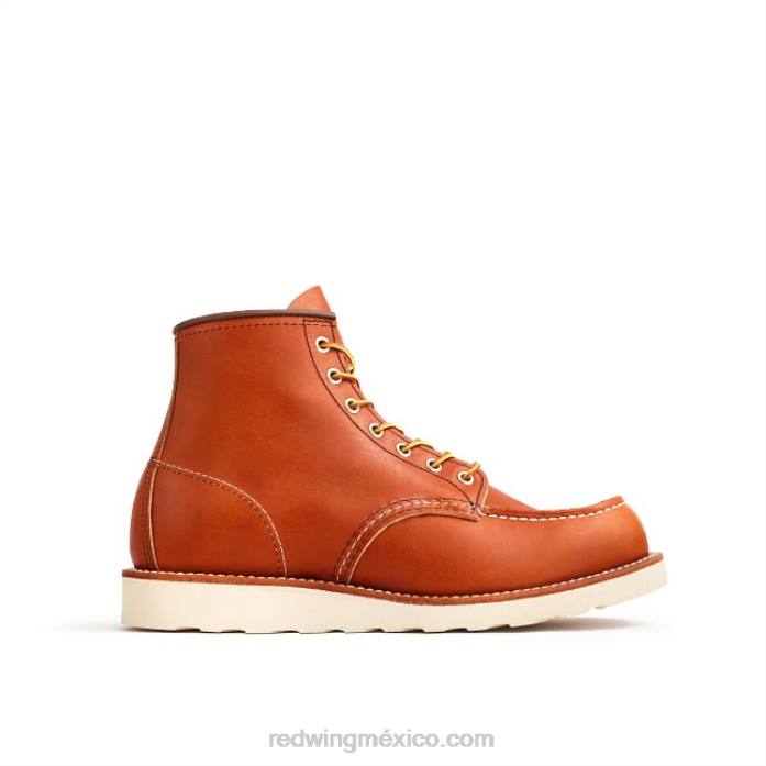 marrónRed Wing heritage - bota de 6 pulgadas para hombre estilo 8138 mocasín clásico en piel resbaladiza al aceite 80P0173