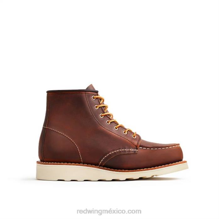cobreRed Wing heritage - bota corta estilo mocasín clásico de 6 pulgadas para mujer en cuero heredado estilo 3353 80P0189