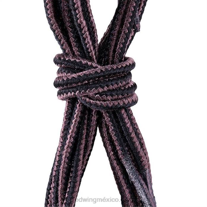 marrón oscuroRed Wing estilo 97155 encaje encerado plano de 48 pulgadas encaje unisex en algodón encerado 80P0241