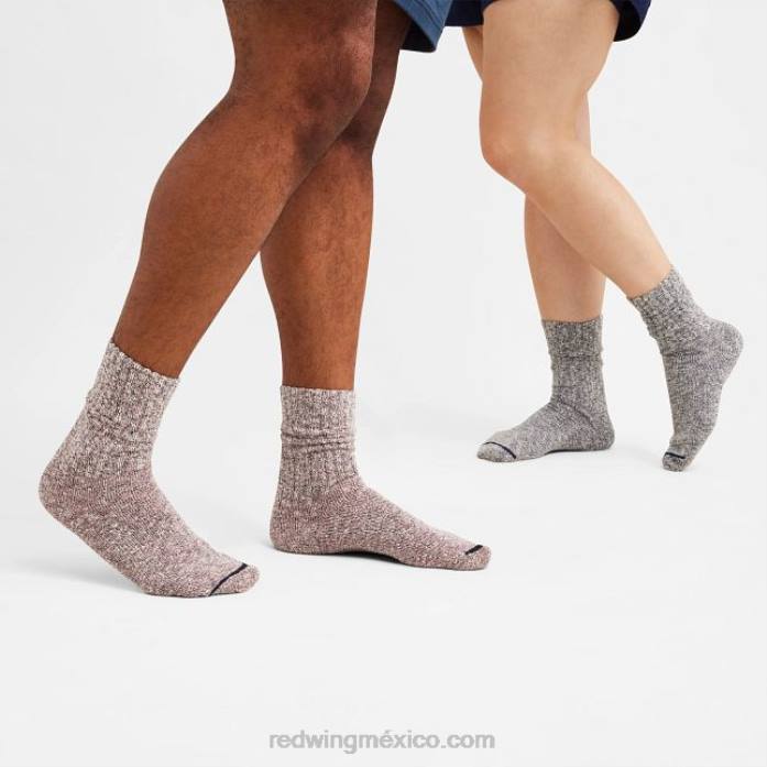 borgoñaRed Wing estilo 97662 calcetines ragg crew de algodón - paquete de 3 calcetines ragg crew de algodón paquete de 3 80P0215