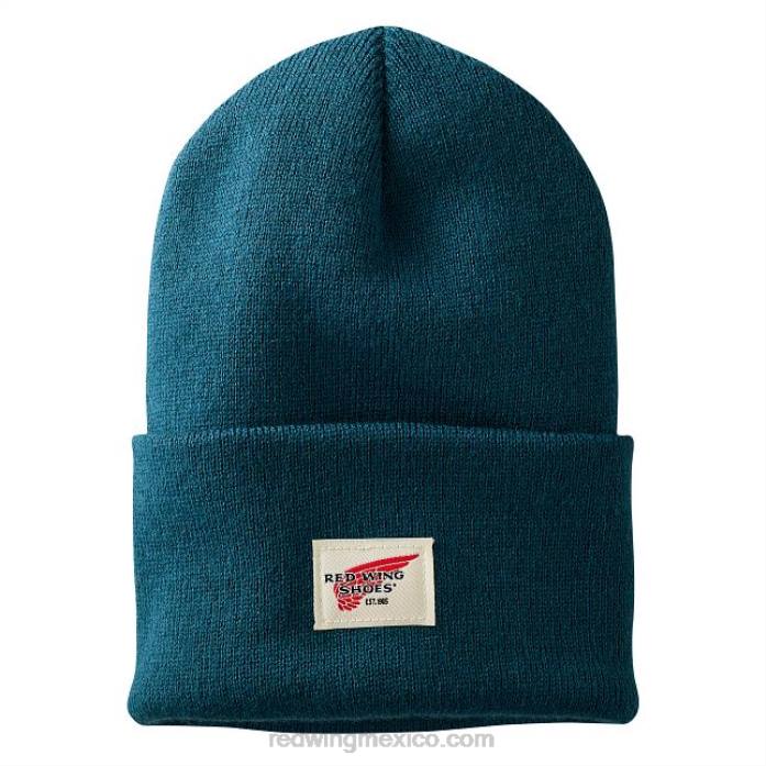 azulRed Wing gorro de punto con logo estilo 97437 gorro de reloj de punto unisex 80P0264