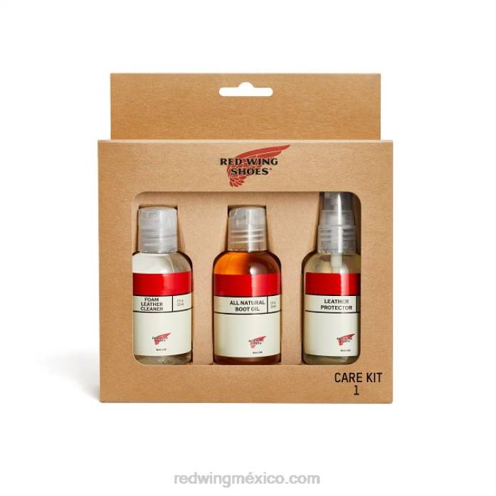 Red Wing kit de cuidado estilo 98020 kit de cuidado n.º 4 - limpiar, acondicionar, proteger 80P0346