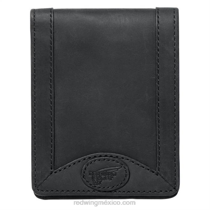 negroRed Wing cartera unisex modelo 96579 tri-fold wallet en piel 80P0297