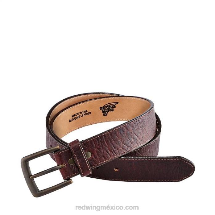 marrónRed Wing cinturón de cuero modelo 96500 cinturón de hombre en cuero rojizo pionero 80P0306