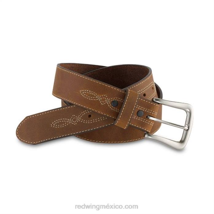marrónRed Wing cinturón de cuero modelo 96518 cinturón de hombre en piel de muleskinner hawthorne 80P0309