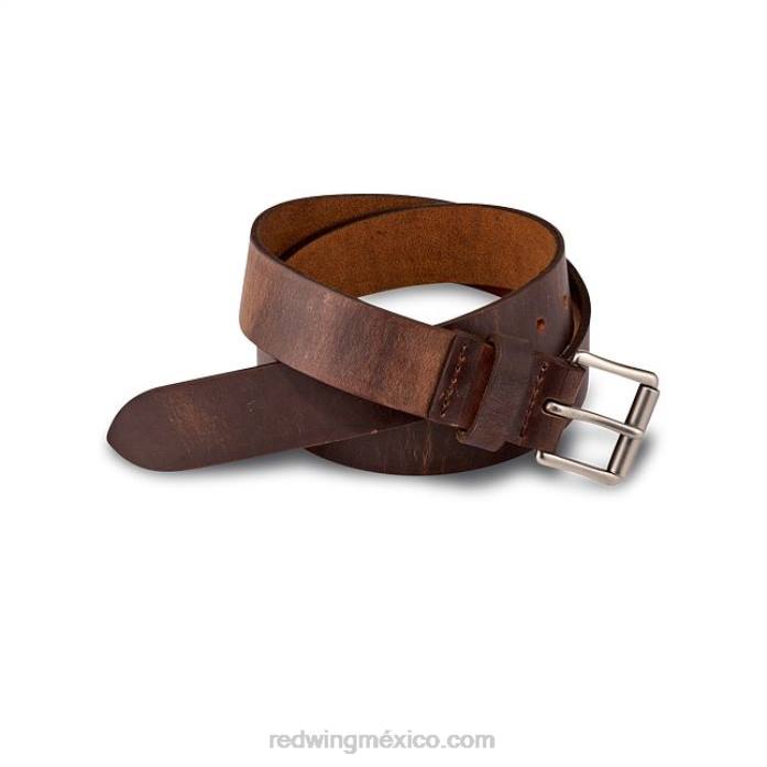 marrónRed Wing modelo 96509 bison belt cinturón de hombre en piel de bisonte 80P0305