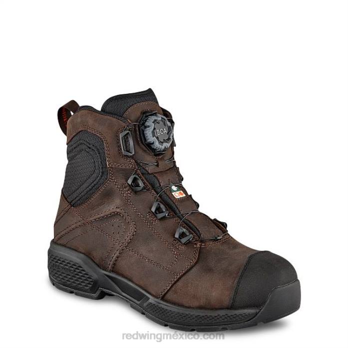Café exprésRed Wing botas de trabajo impermeables con punta de seguridad de 6 pulgadas para hombre estilo 2403 brnr xp 80P0101