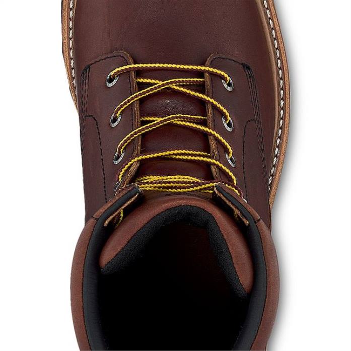 marrónRed Wing bota de trabajo con punta de seguridad de 8 pulgadas para hombre estilo 2233 supersole 80P079