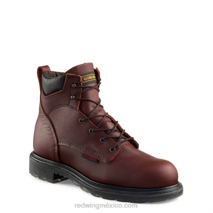 marrónRed Wing botas de trabajo con punta de seguridad boa de 8 pulgadas para hombre estilo 2491 maxbond 80P071