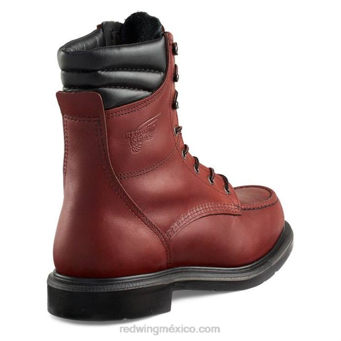 marrónRed Wing botas de trabajo con punta de seguridad impermeables boa de 6 pulgadas para hombre estilo 4216 flexbond 80P0117