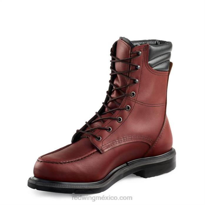 marrónRed Wing botas de trabajo con punta de seguridad impermeables boa de 6 pulgadas para hombre estilo 4216 flexbond 80P0117