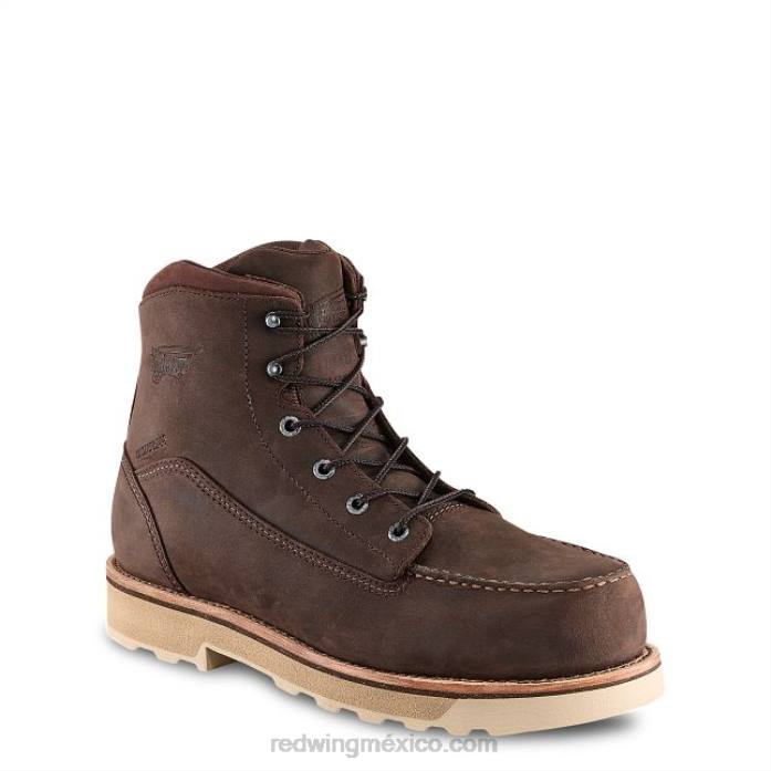 marrónRed Wing estilo 97516 zapatillas mocasines de gamuza con forro polar mocasín mocasín con forro polar de piel de oveja para hombre 80P03