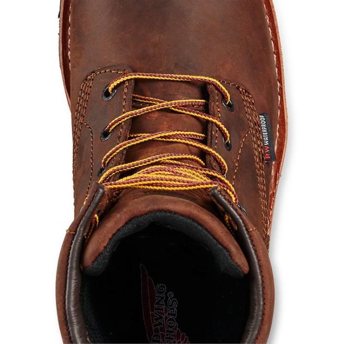 marrónRed Wing guante de piel de ante con forro estilo 95230 guante para hombre de piel de ante nuez moscada 80P024