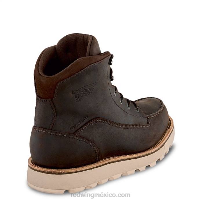 marrónRed Wing trabajo - estilo 1155 nailseat bota sin cordones para hombre de 11 pulgadas con punta suave 80P093
