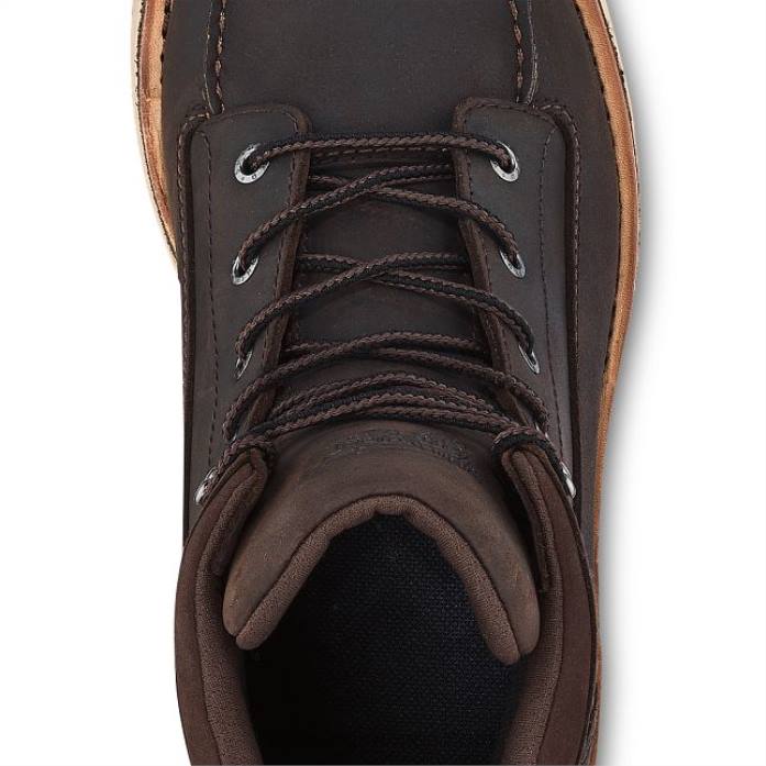 marrónRed Wing trabajo - estilo 1155 nailseat bota sin cordones para hombre de 11 pulgadas con punta suave 80P093