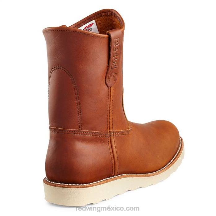 marrónRed Wing trabajo - estilo 2442 tracción tred lite hombre bota de seguridad impermeable de 8 pulgadas 80P0125