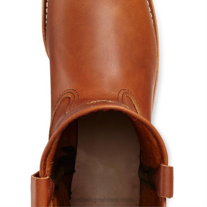 marrónRed Wing trabajo - estilo 2442 tracción tred lite hombre bota de seguridad impermeable de 8 pulgadas 80P0125