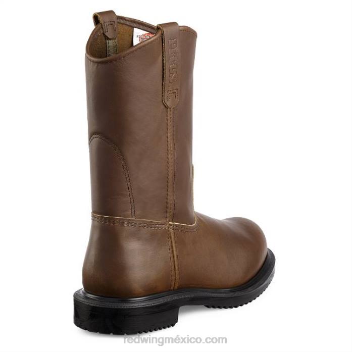 marrónRed Wing trabajo - estilo 2452 exos lite bota de seguridad impermeable para hombre de 6 pulgadas 80P0100