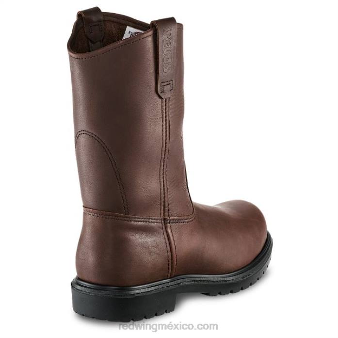 marrónRed Wing trabajo - estilo 2452 exos lite bota de seguridad impermeable para hombre de 6 pulgadas 80P0100