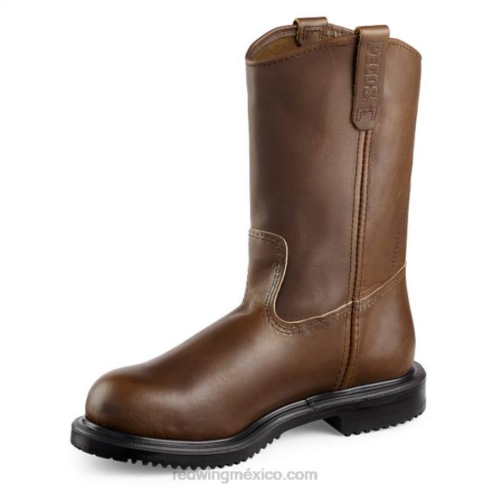 marrónRed Wing trabajo - estilo 2452 exos lite bota de seguridad impermeable para hombre de 6 pulgadas 80P0100