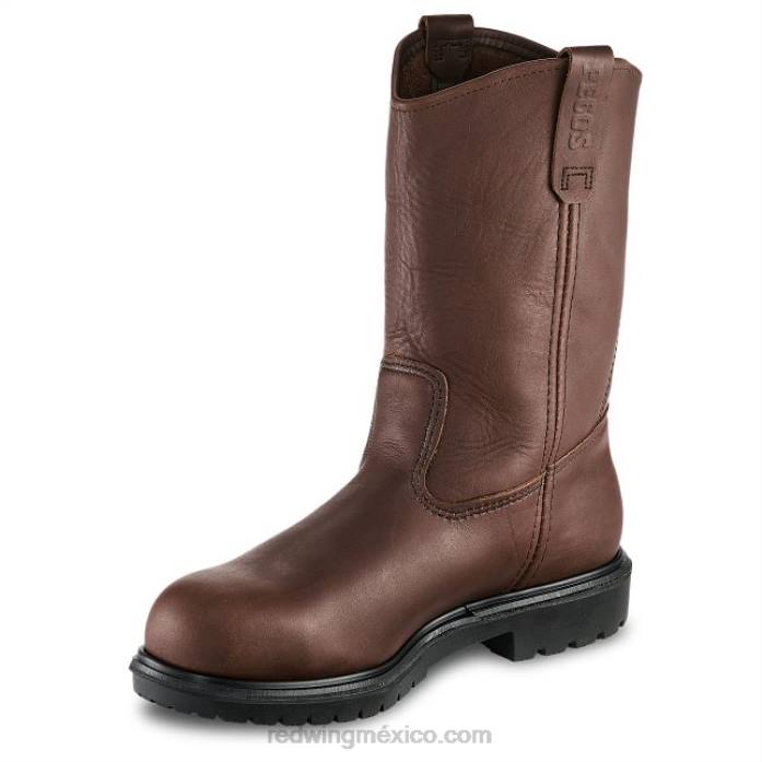 marrónRed Wing trabajo - estilo 2452 exos lite bota de seguridad impermeable para hombre de 6 pulgadas 80P0100