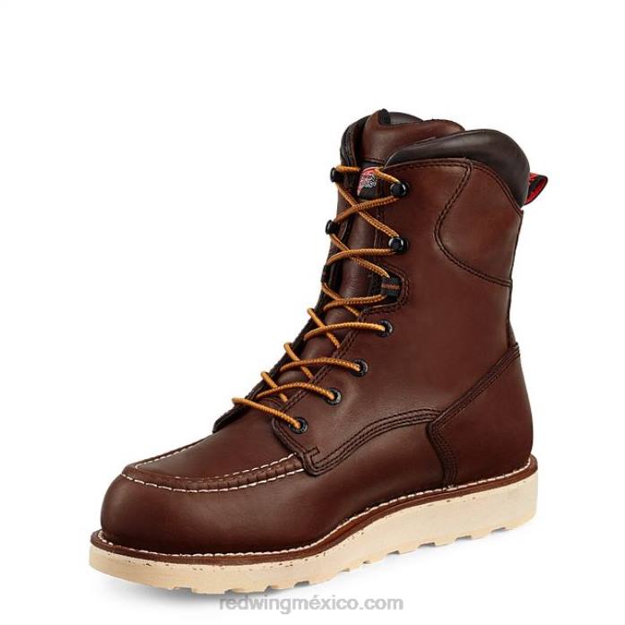 marrónRed Wing trabajo - estilo 3530 king toe men's 8 pulgadas impermeable csa metguard bota de seguridad con punta 80P095