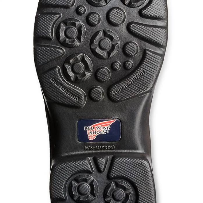 marrónRed Wing trabajo - estilo 4433 supersole bota metguard impermeable para hombre de 6 pulgadas con punta de seguridad 80P087