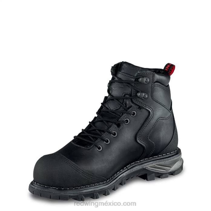 negroRed Wing botas de trabajo impermeables con punta de seguridad de 6 pulgadas para hombre estilo 2410 burnside 80P0108