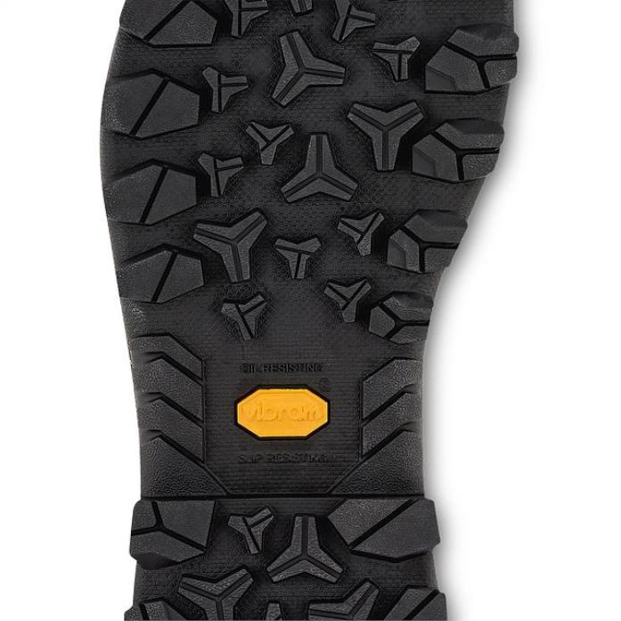 negroRed Wing botas de trabajo impermeables con punta de seguridad de 6 pulgadas para hombre estilo 2410 burnside 80P0108