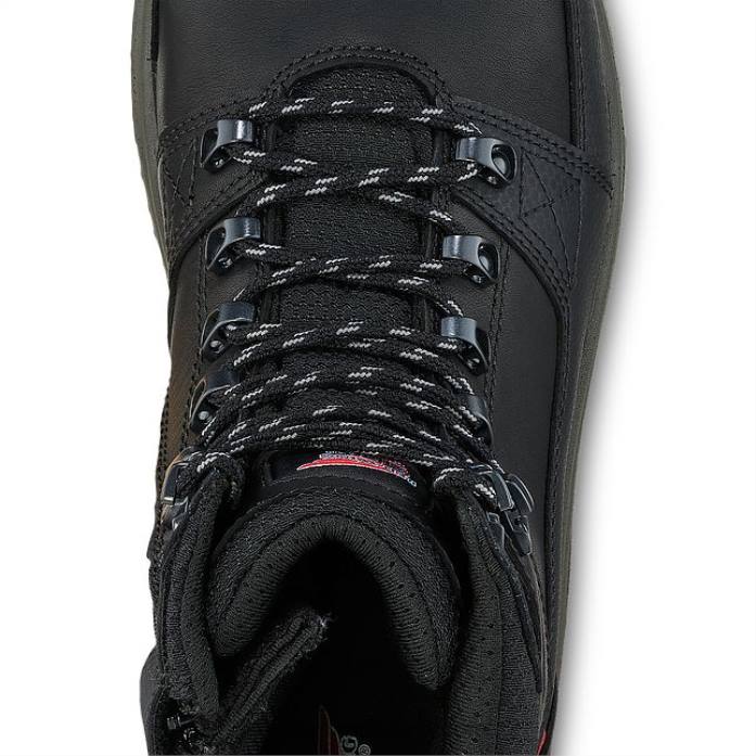 negroRed Wing trabajo - estilo 4422 flexbond botas metguard para hombre con punta de seguridad de 8 pulgadas 80P086