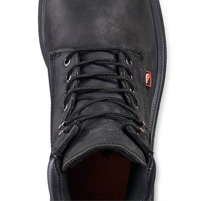 negroRed Wing work - style 6670 truhiker botas impermeables para excursionista con punta de seguridad para hombre de 6 pulgadas 80P0129