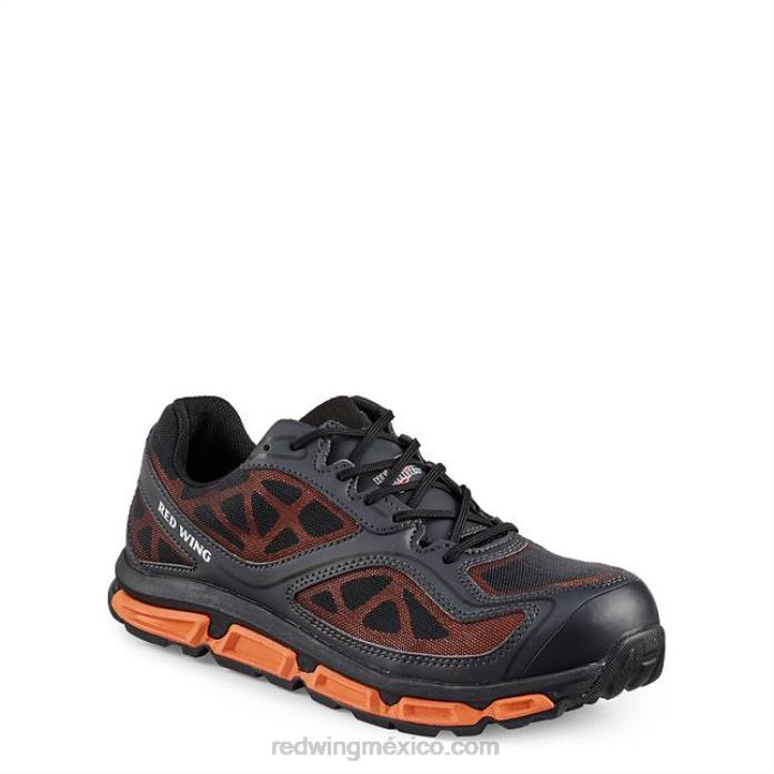 negro/naranjaRed Wing trabajo - estilo 8336 cooltech atletismo zapato de trabajo atlético de punta suave para hombres 80P0136