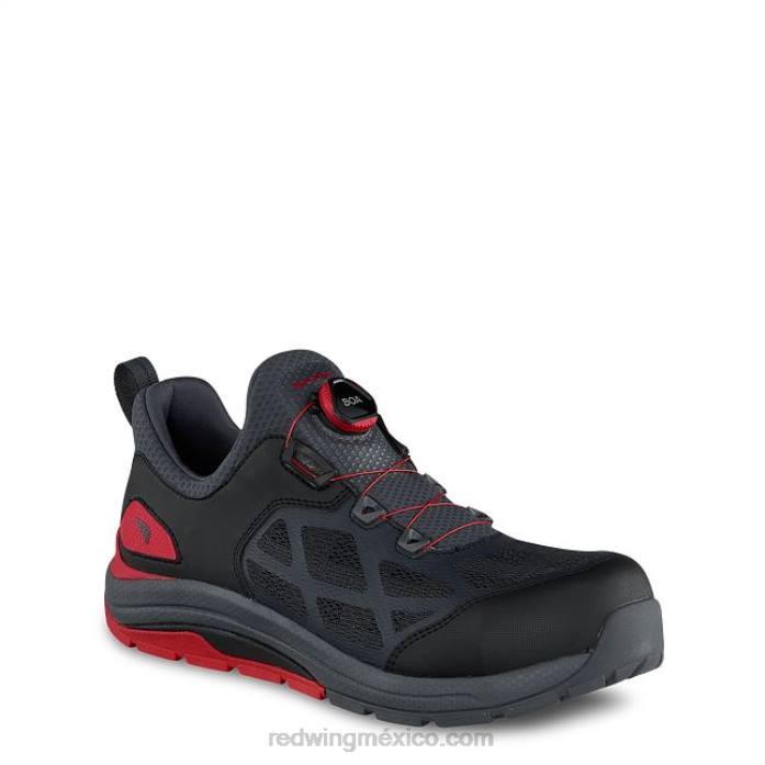 negro/rojoRed Wing trabajo - estilo 6338 atletismo zapato de trabajo atlético con punta de seguridad para hombres 80P0135