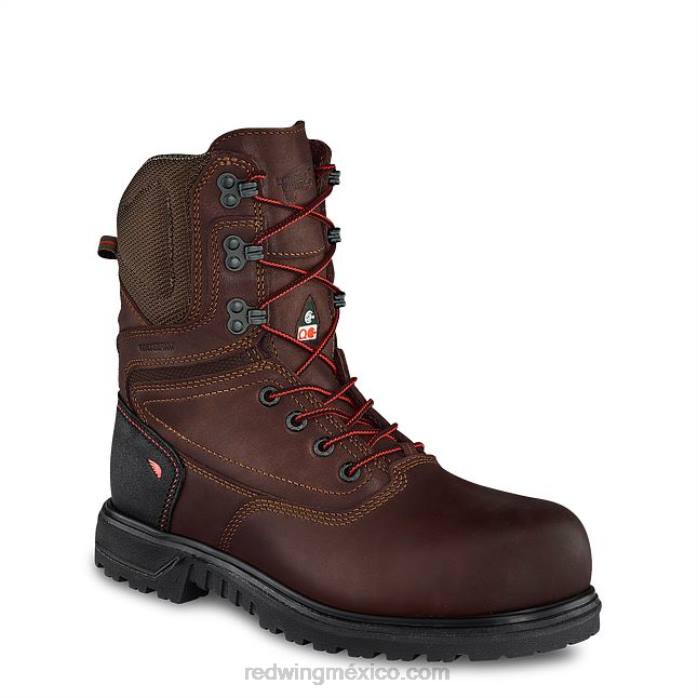 marrónRed Wing trabajo - estilo 2444 tracción tred lite mujer bota de seguridad impermeable de 6 pulgadas 80P0154