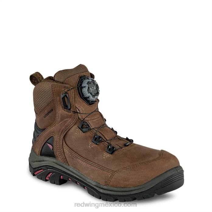 marrónRed Wing work - style 3542 tradeswoman botas impermeables para excursionista con punta de seguridad csa para mujer de 6 pulgadas 80P0152