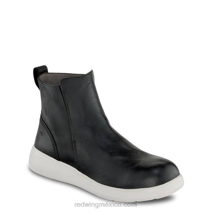 negroRed Wing botas de trabajo con punta de seguridad impermeables de 6 pulgadas para mujer tradeswoman estilo 2344 80P0151